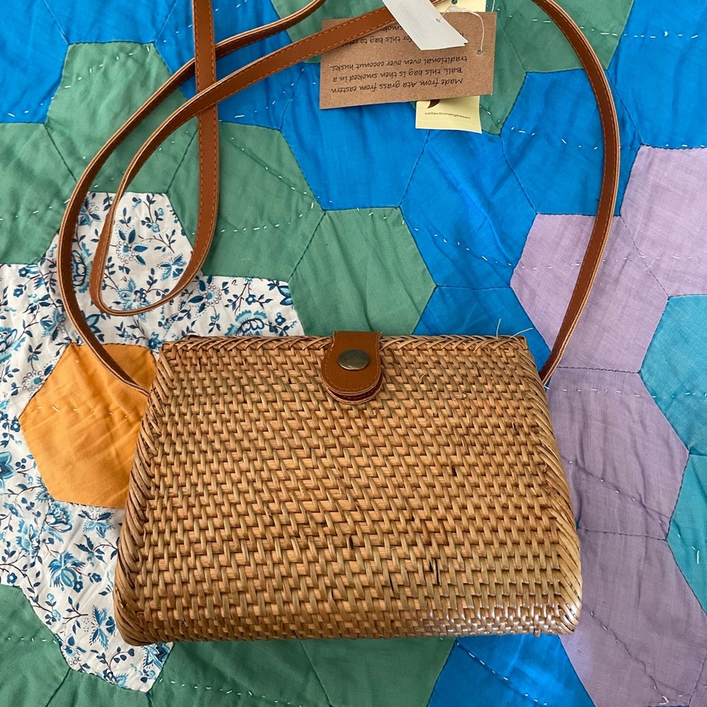Grass/Rattan purse